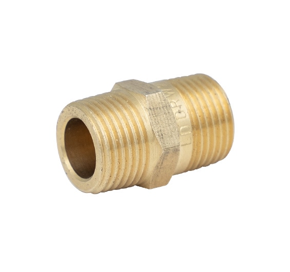 Puretec BFN006 Brass Nipple, 3/8 M