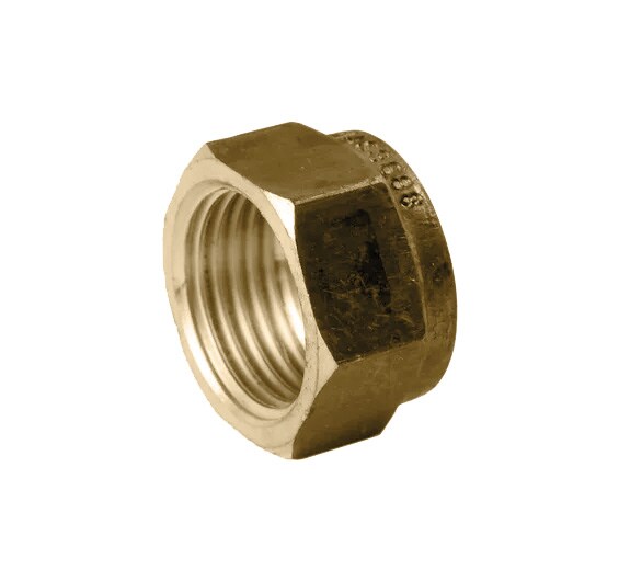 Puretec BFP007C Brass Stop Cap Chrome 1/2 Female