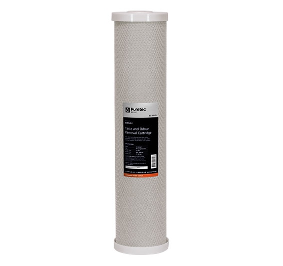 Extruded Carbon Large Diameter Cartridge, 20", 0.5 micron