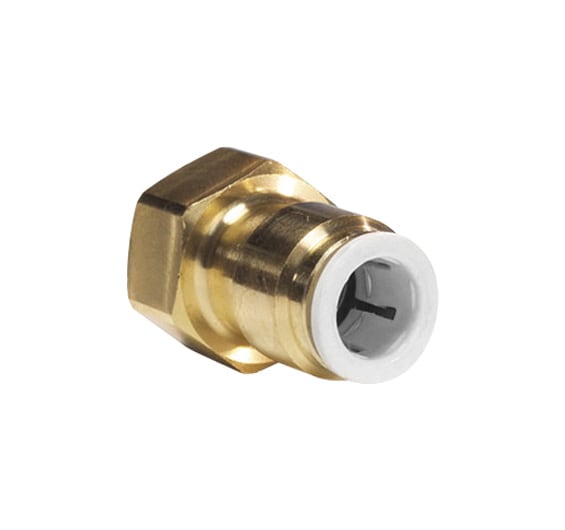Puretec KTB44 Tap Adaptor Brass 1/4 tube x 1/4FFL