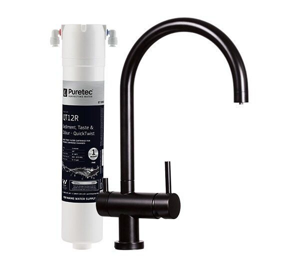 Puretec QT12 Quick-Twist Filter System with BL2 Mixer Tap