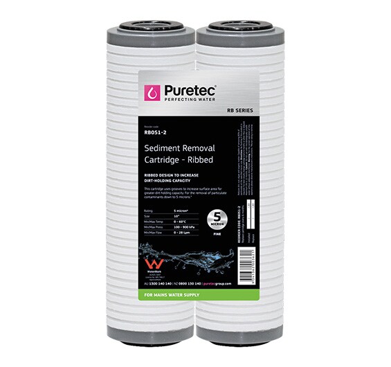 Puretec RB051-2 | Ribbed Sediment Cartridges